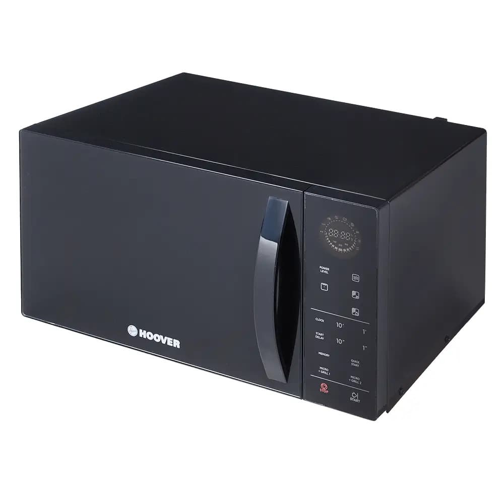 Hoover Microwave With Grill, 25 Liter, 900 Watt - Black, HMG25STB-EGY