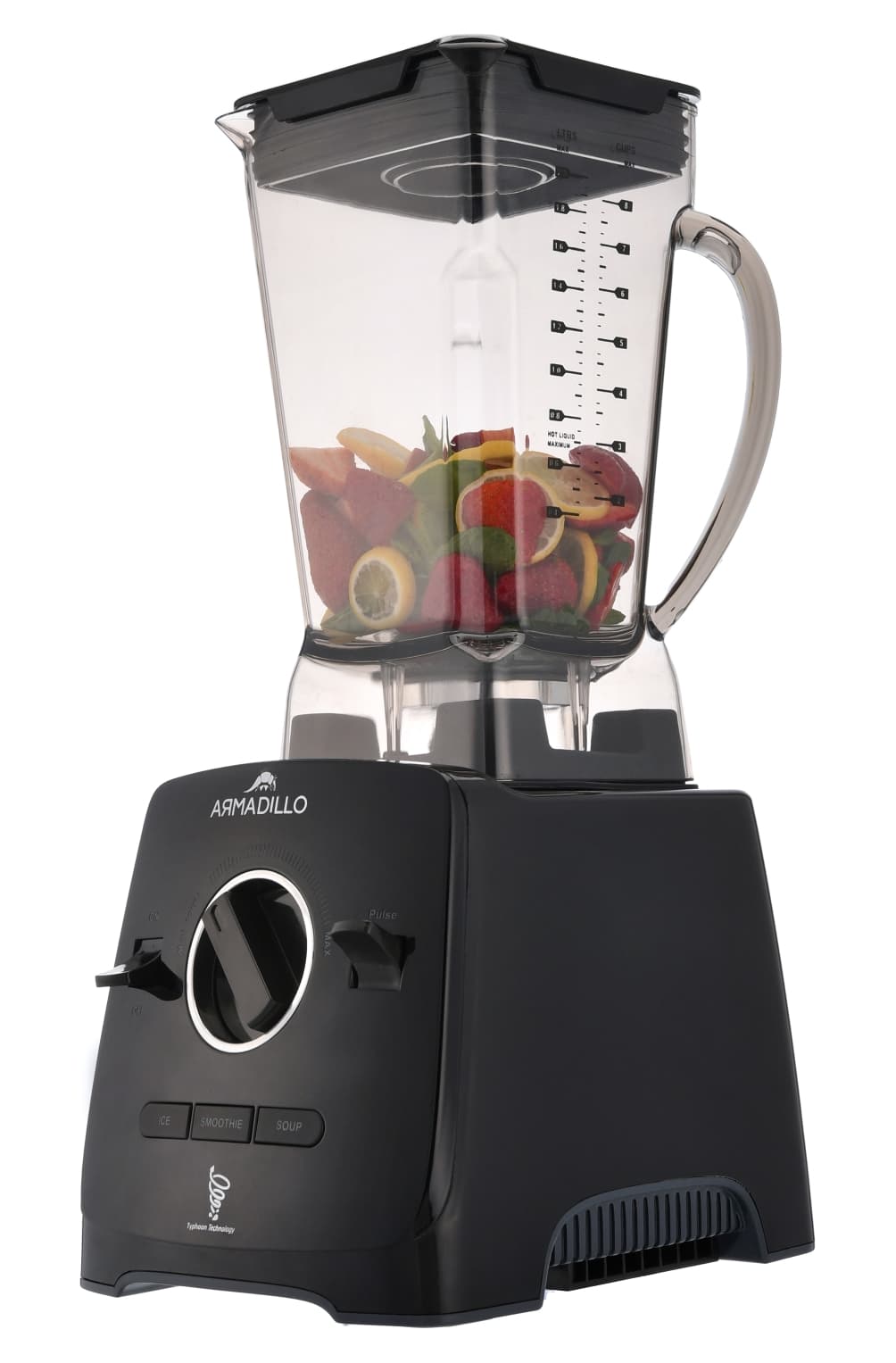 Armadillo Countertop High Speed Blender, 2 Liter, 1400 Watt, Black - ARM-SDA-BLD-BK-004