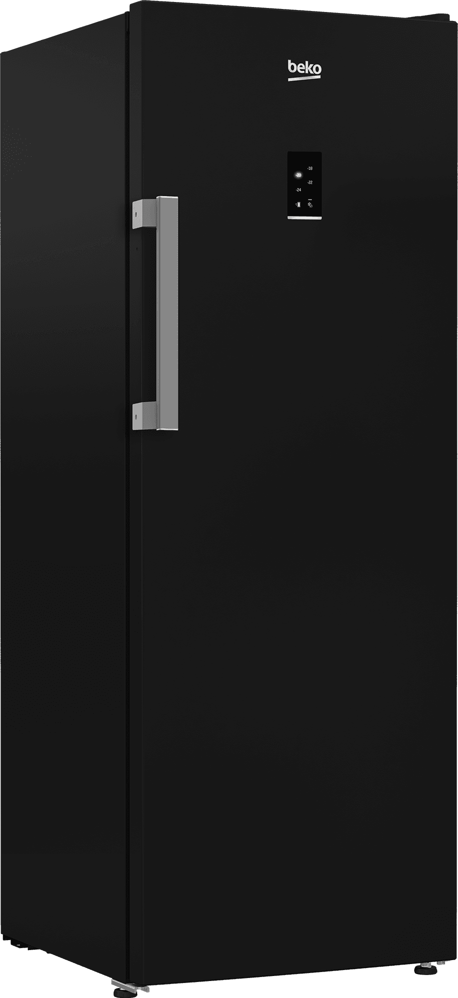 Beko Upright Freezer, 7 Drawers, No Frost, 260 Liters, B3RFNE294XB - Black