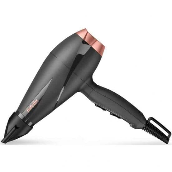 Babyliss Smooth Pro Hair Dryer, 2100 Watt, Black *Rose Gold - 6709DE