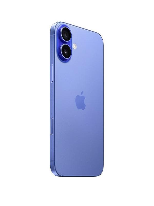 Apple iPhone 16 Single SIM, 128GB, 8GB RAM, 5G - Ultramarine with airpods gift