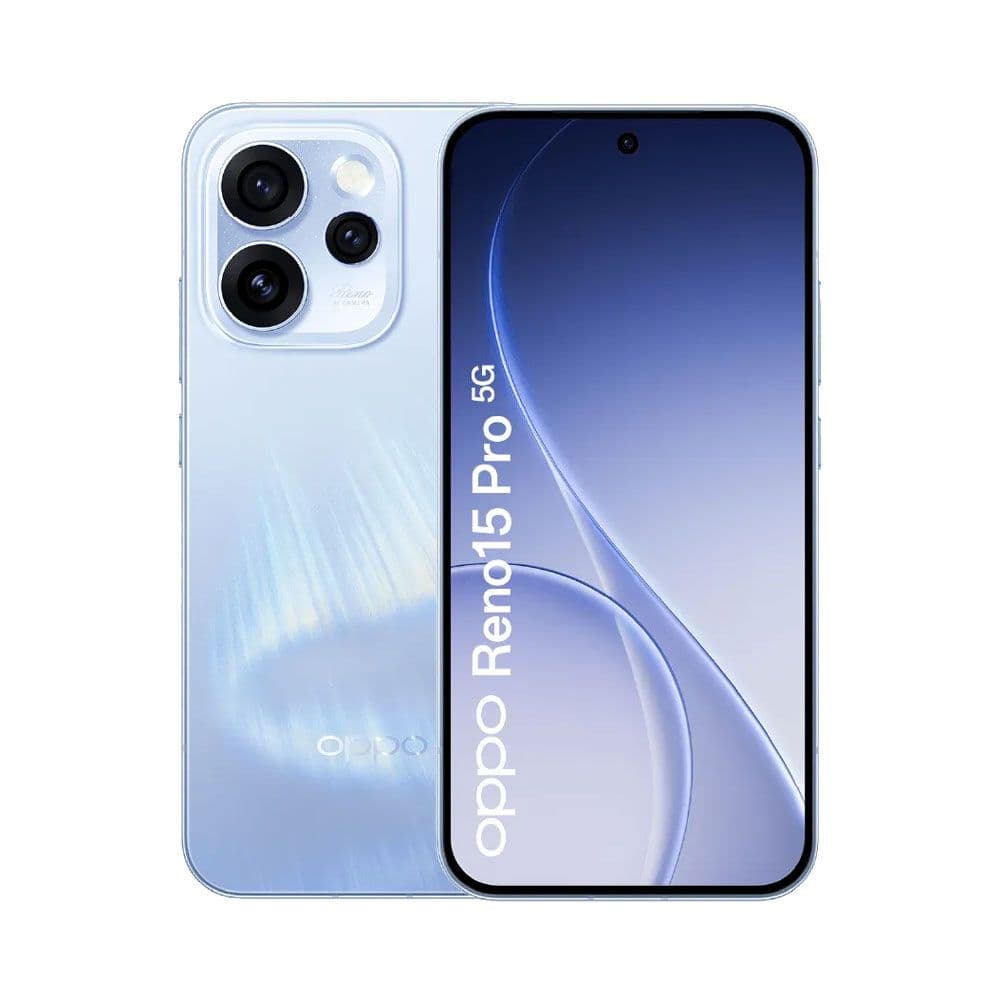 Oppo Reno 15 Pro, 512GB, 12GB Ram, 5G - Aurora Blue, Local Warrant