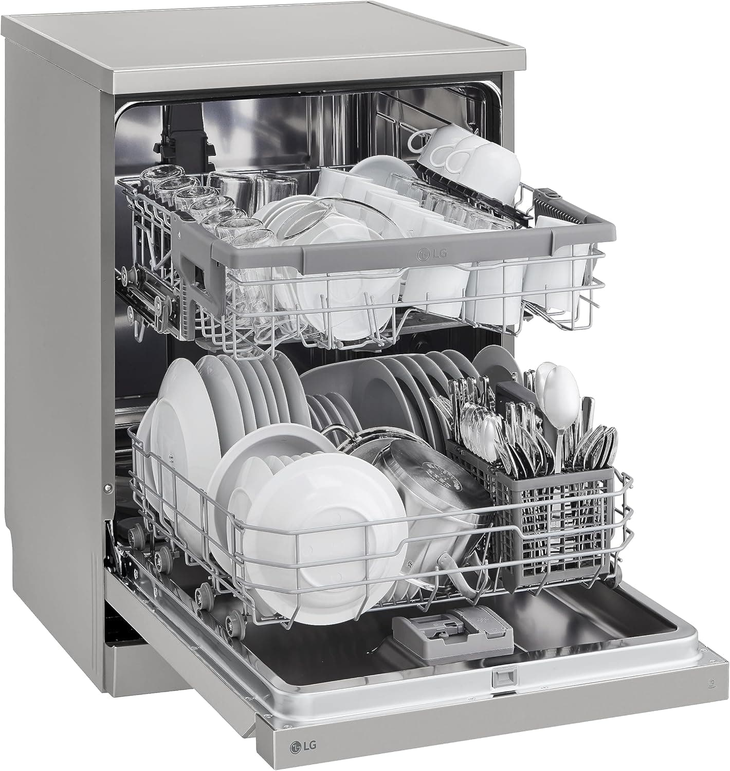 LG Dishwasher, 14 Place Settings – Platinum Silver, DFC532FPE.AASPEEC