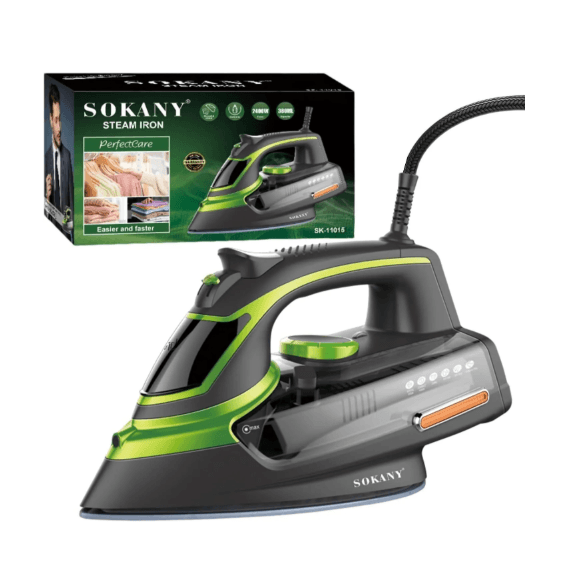 مكواه مﻼبس سوكانى، ٢٢٠٠وات، ٣٩٠مم - اسود