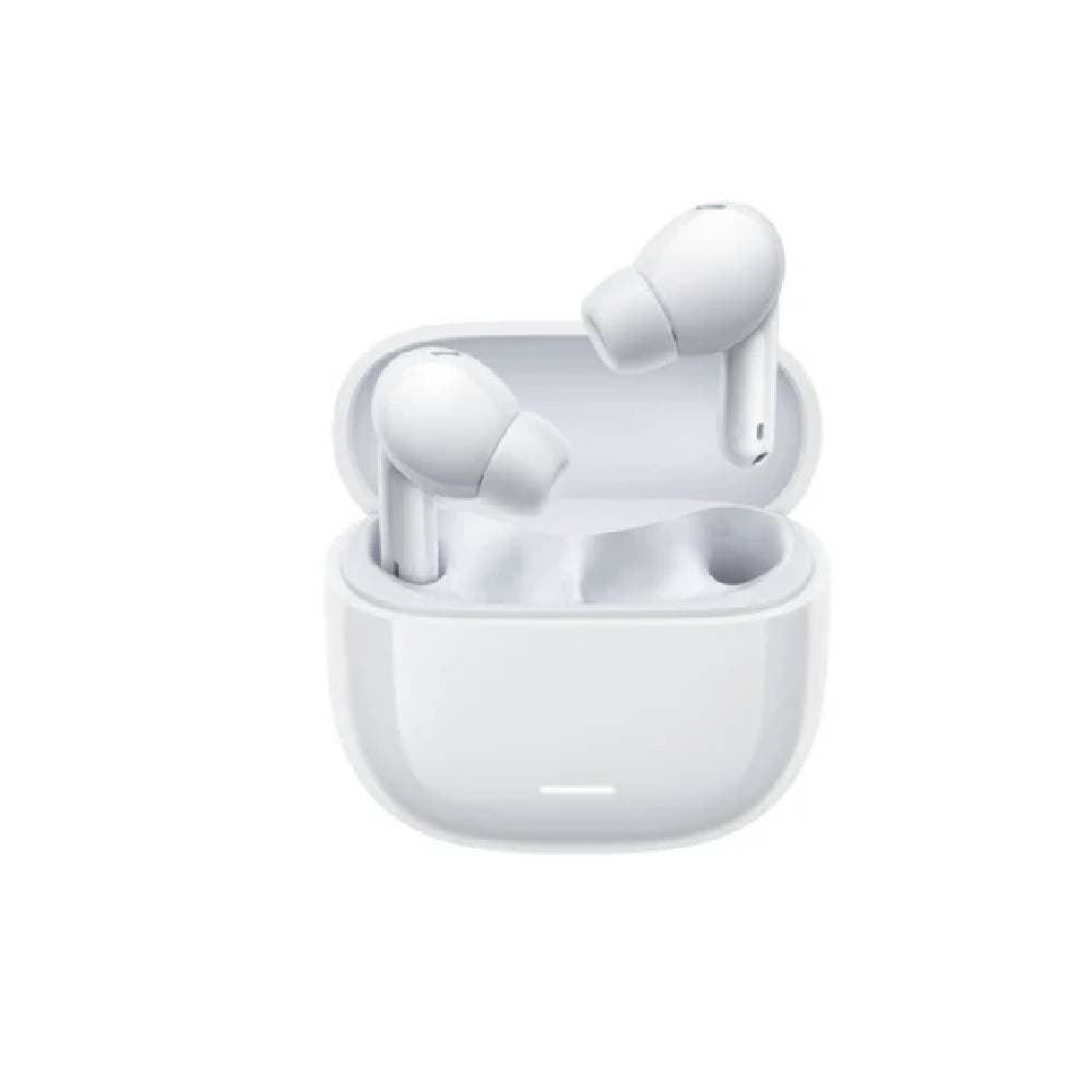 Redmi Buds 6 Lite, Dual-mic, Up to 40dB wide frequency active noise cancellation-White