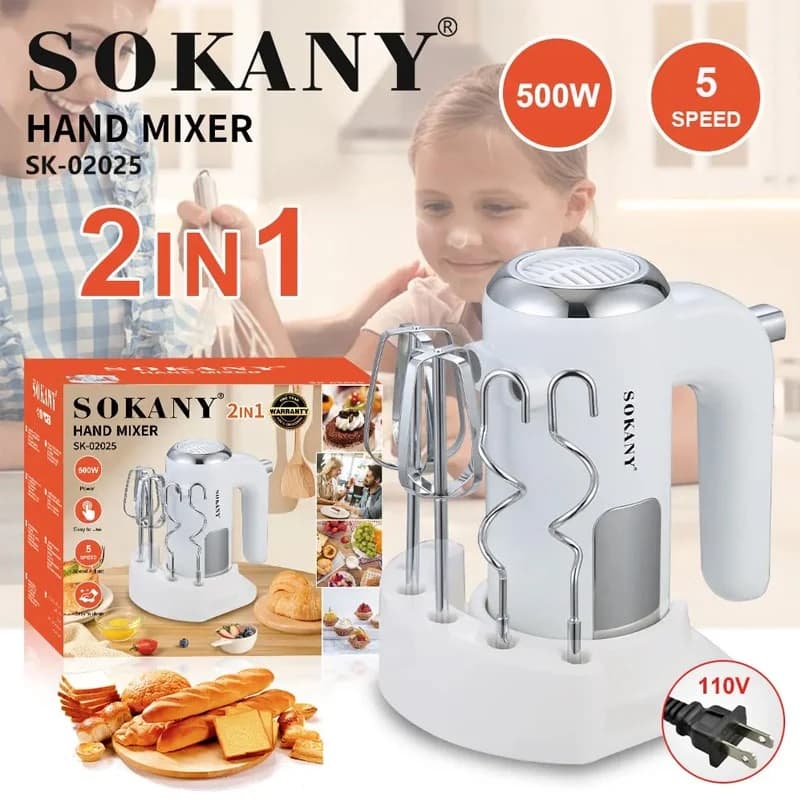 Sokany 800W High-Power Electric Blender for Smooth Blending