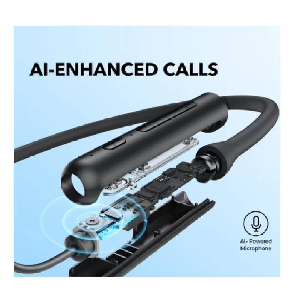 Anker SoundCore Life U2i Wireless Neckband In-Ear Earphone with Mic, Black - A3213H12