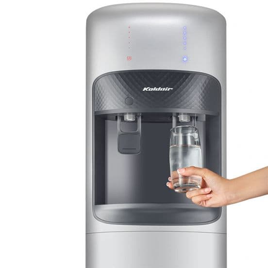 Koldair Hot & Cold Water Dispenser, 2 Taps, Silver - KWD-A2.1