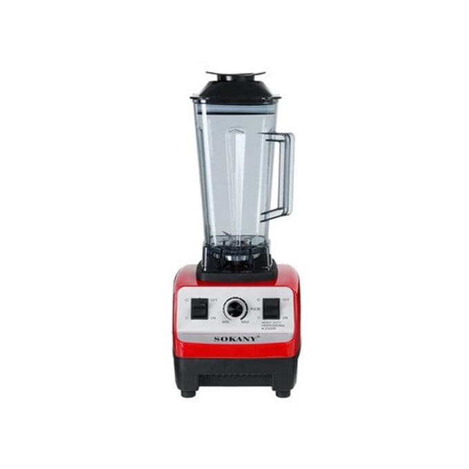 Sokany SK-444 Electric Blender, 4500W, 7-Speed, Red, 1-Year Warranty