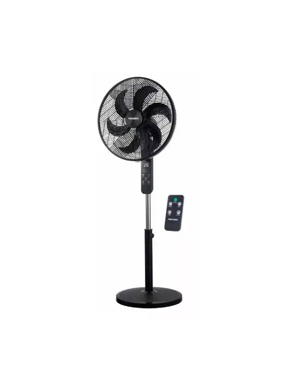 MediaTech Stand Fan 18" - 6 Plades With Remote Control - Black - MTSF46R