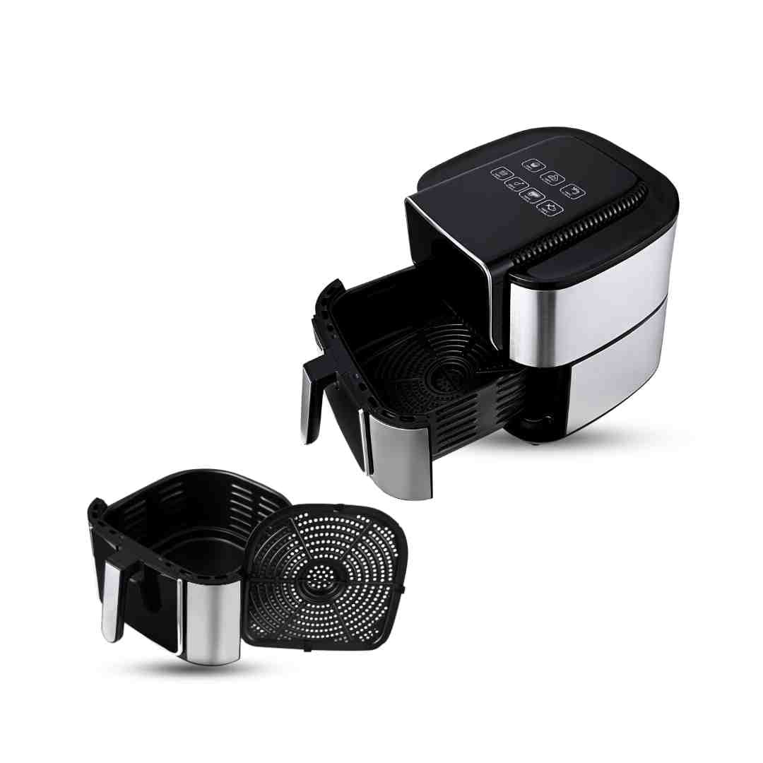 One Life Digital Air Fryer, 7 Liters, 1800W, Black - HAF720BP