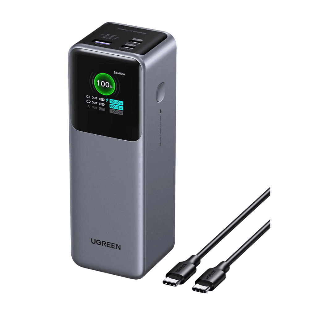Ugreen power Bank 25000 mah 200w Digital Display P722 - Gray