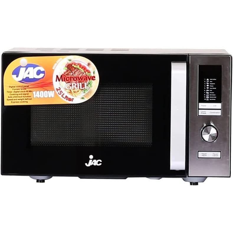 ميكرويف جاك، 25 لتر، 1400 وات، ديجيتال، شواية، NGM25D2B - اسود