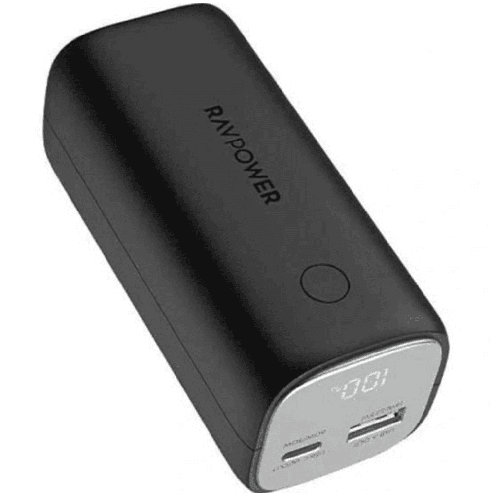 بنك طاقة راف باور سوبر بي دي بايونير، 10400 مللي أمبير، 30 واط، RP-PB208 - أسود
