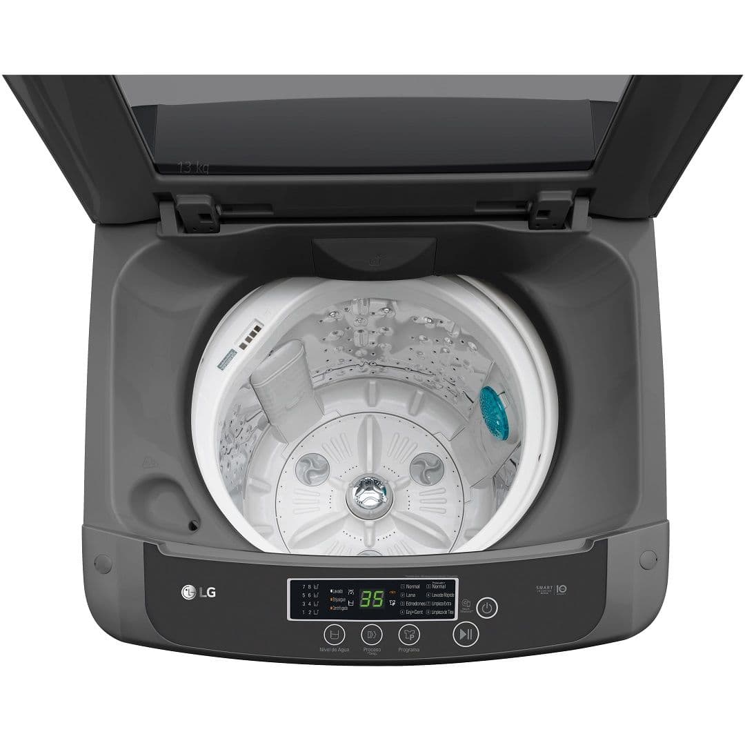 LG Top Load Automatic Washing Machine, Inverter, 13 kg - Dark Grey, T1364NEHGB