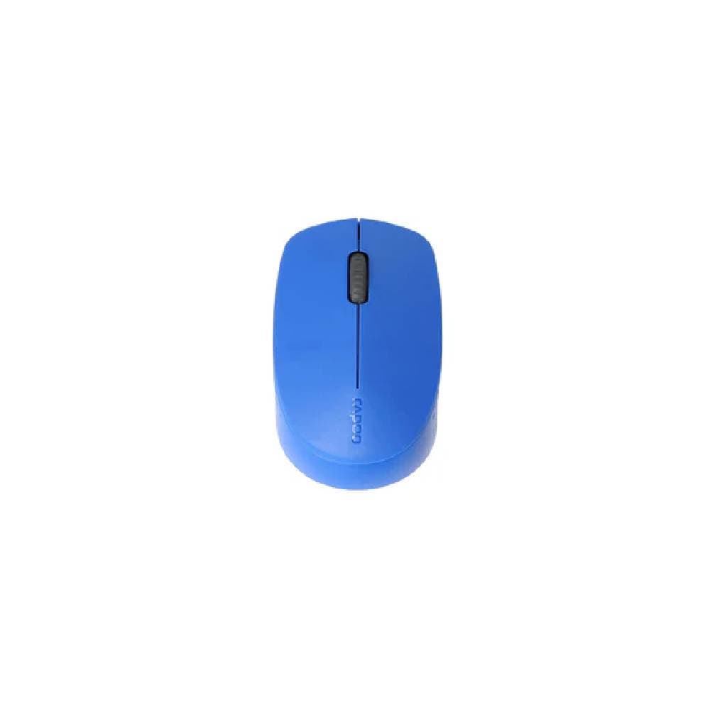 Rapoo Wireless Mouse M100 Silent, High Resolution 1300 DPI Sensor Silent Click - Blue