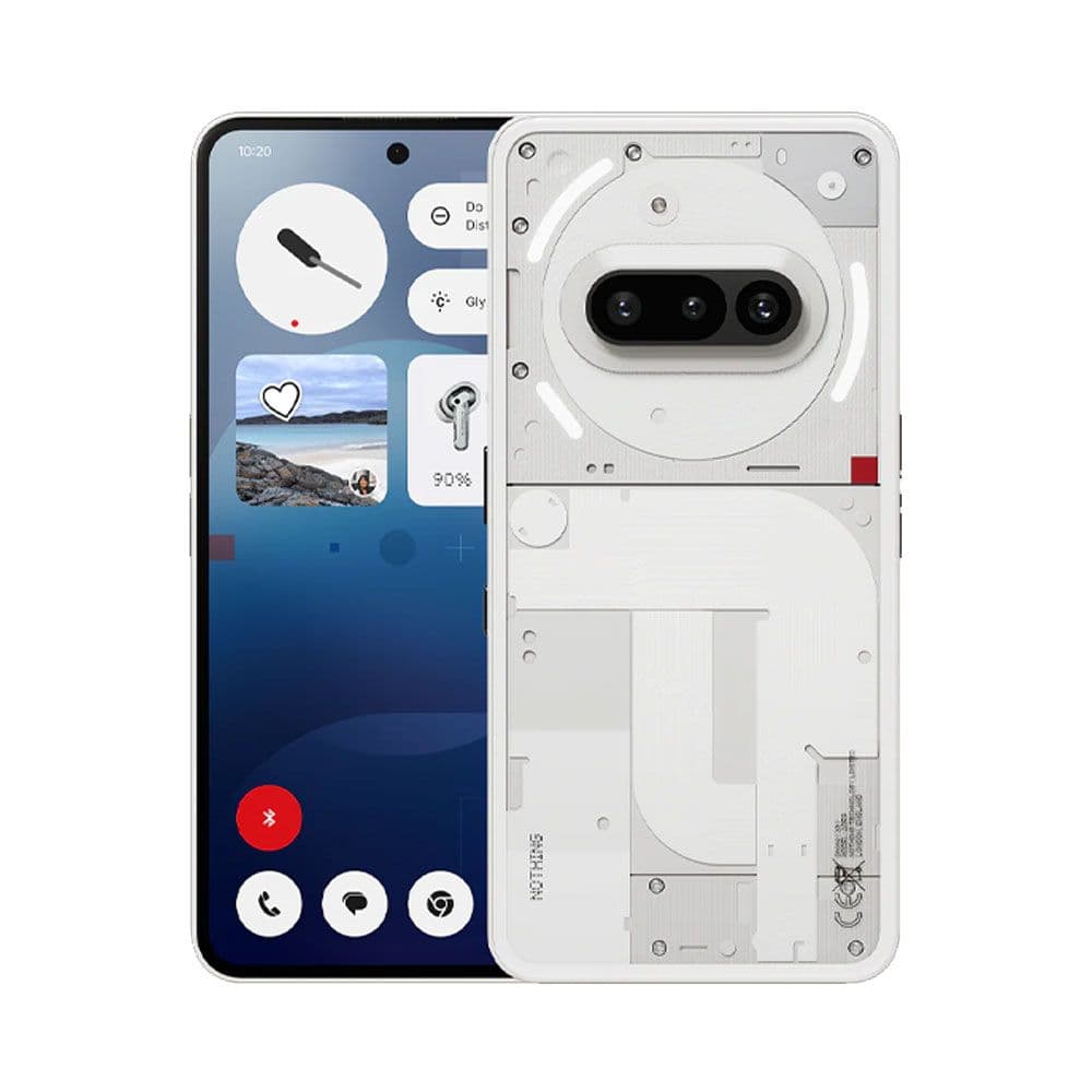 Nothing 3A Phone, 128GB, 8GB RAM, DualSim, 5G - White With 2 Year Warranty + CMF Buds Pro