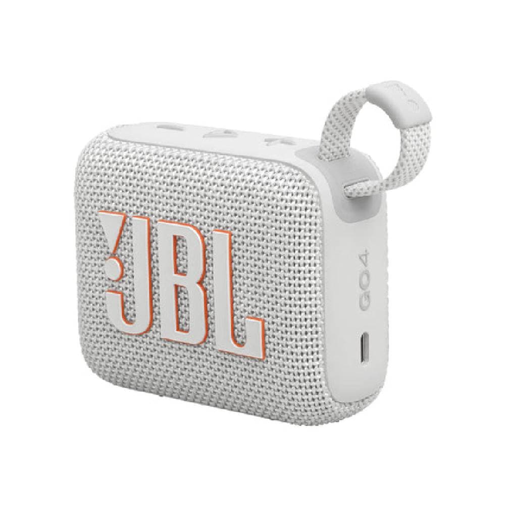 JBL Go4 Bluetooth Portable Speaker - White