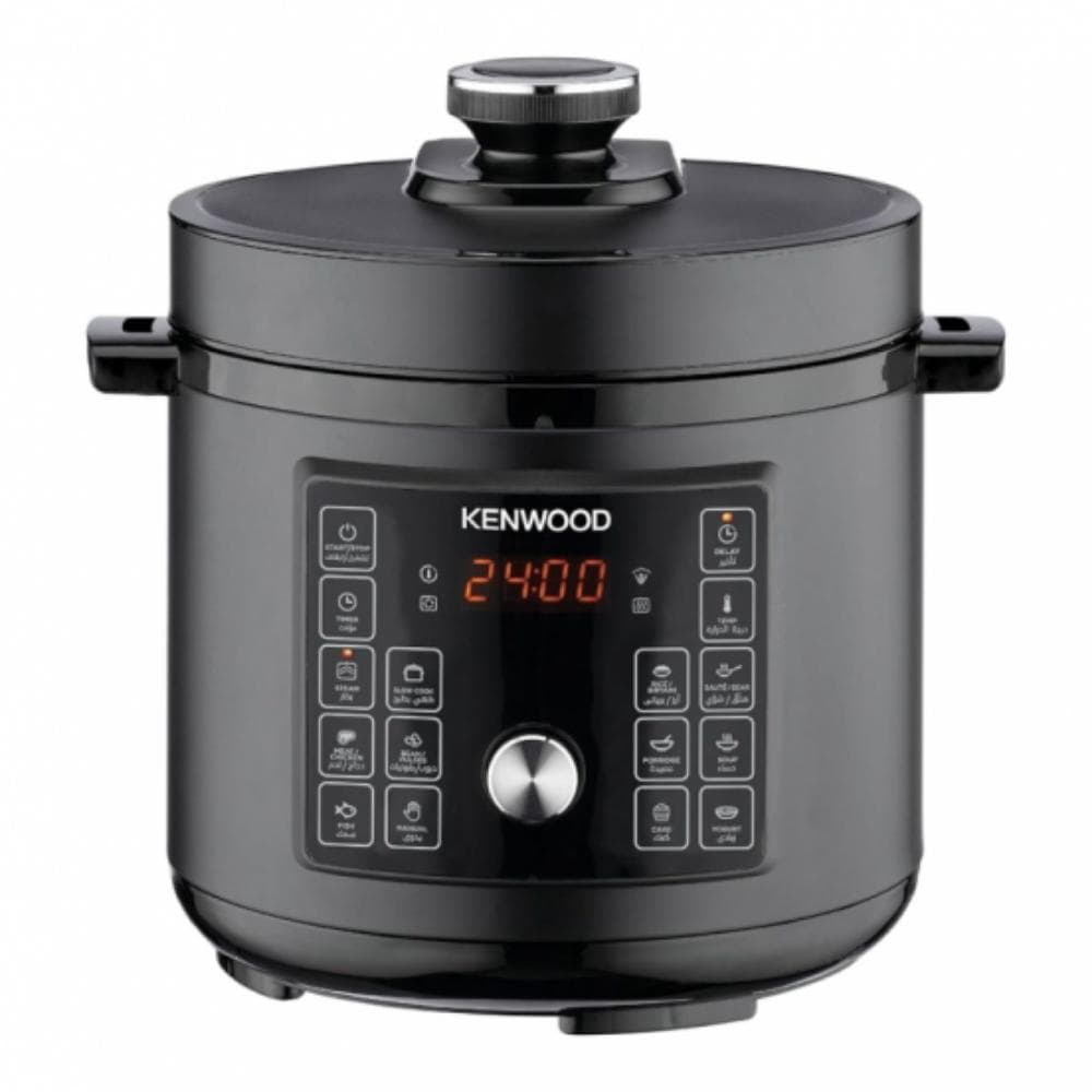 حله ضغط كهربائي كينوود، سعة 6 لترات، 1000 وات، موديل PCM90.000BK - أسود
