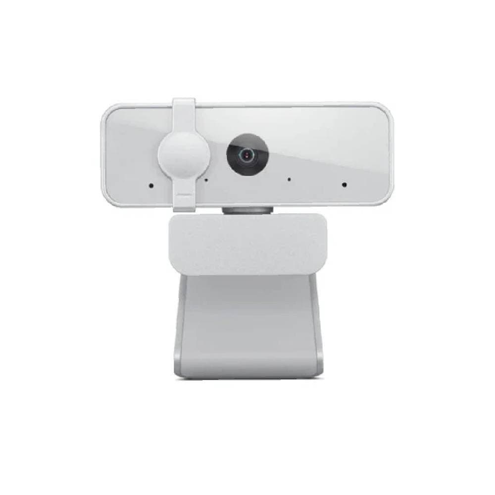 ميكروفونان مدمجان لينوفو 300، فل اتش دى، كاميرا ويب FHD 1080p - أبيض