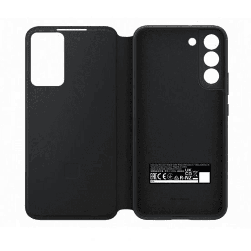 Samsung S22 Plus Cover Clear View - Black