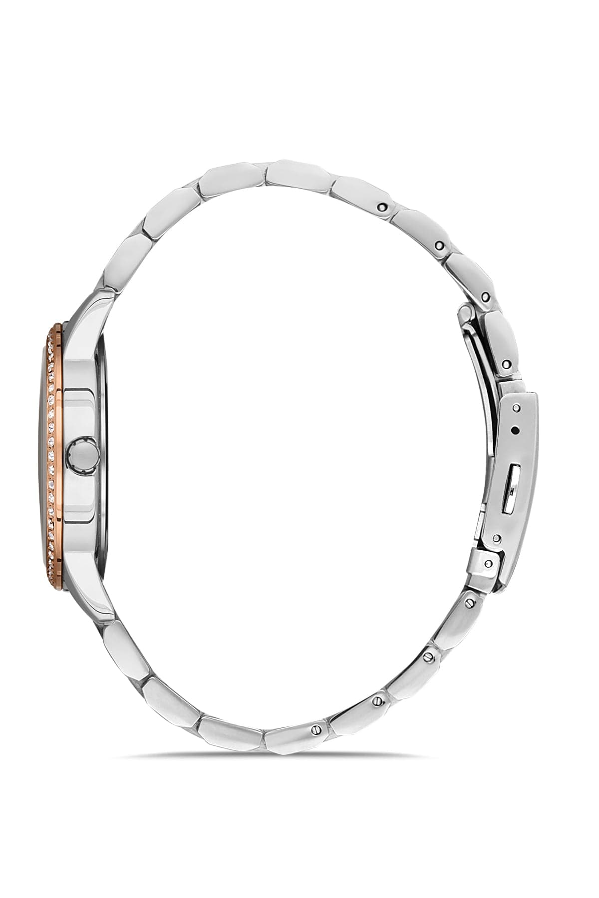 Daniel Klein Women's Analog Casual Watch, Stainless Steel Strap - Silver Gold, DK.1.13029-4