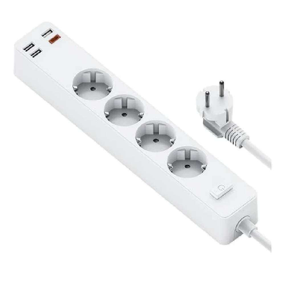 Wiwu Power Strip USB-C *1 + USB-A*3 - 20w - White