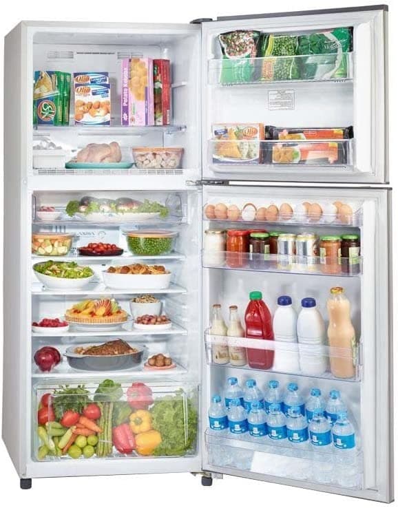 Toshiba Plasma No Frost Refrigerator, 2 Doors, 355 Liters - Champagne, GR-EF40P-J-C