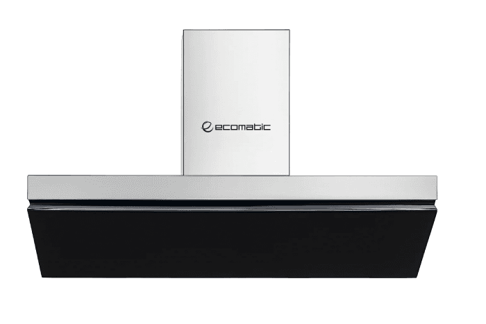 ايكوماتيك شفاط بلت ان، ديكوري، 90 سم، 650 م3/س، 3 سرعات، اضاءة ليد، ريموت كنترول، H96FTX - فضي