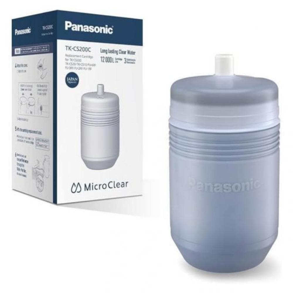 Panasonic Water Filter Cartridge, 12,000 L of Clear Water with Just 1 Cartridge, TK-CS200C-EX - Blue