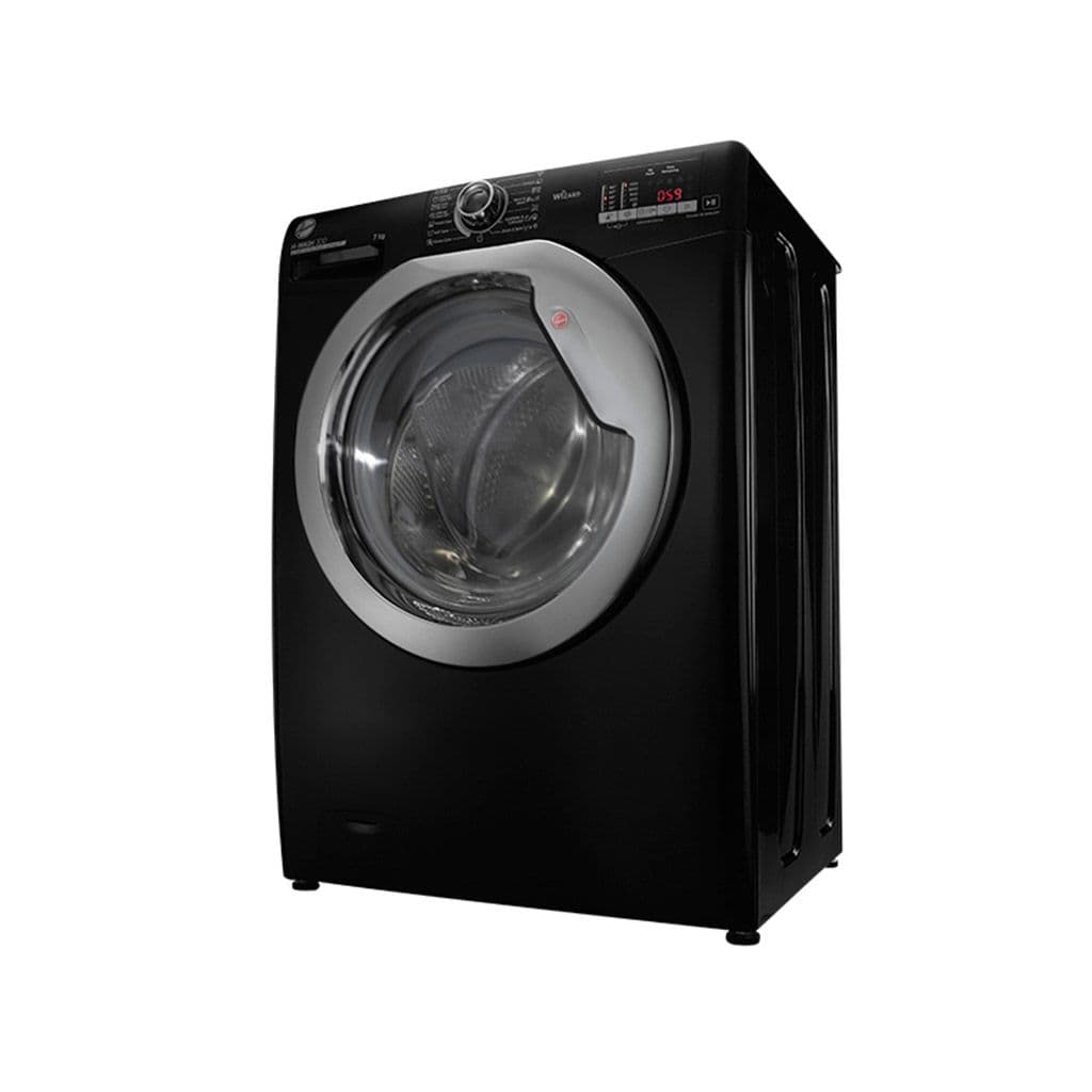 Hoover Automatic Washing Machine, 7 kg, 1100 RPM, Steam, H3WS173DC3BELA - Black