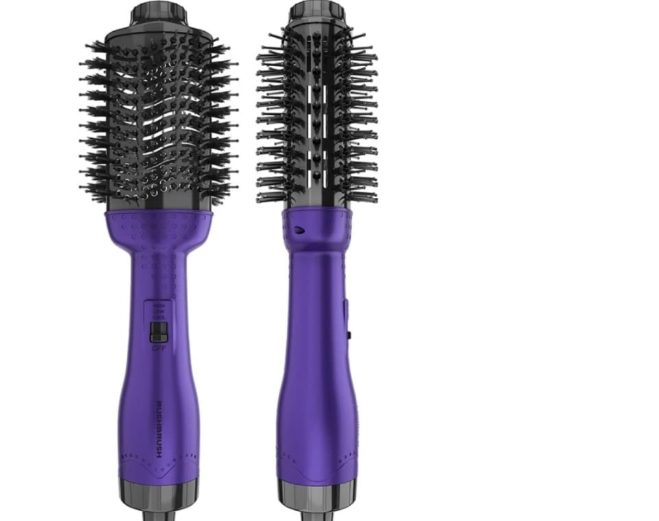 فرشاة تجفيف وتصفيف الشعر راش براش، 1300 وات، 19 سم، V2 Pro Volumizer - بنفسجي