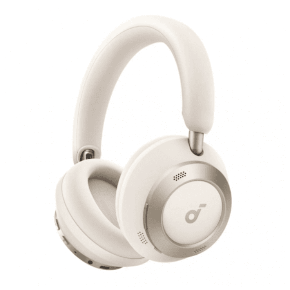 Anker Soundcore Space One Pro Wireless Over Ear Headset, A3062H21 - White