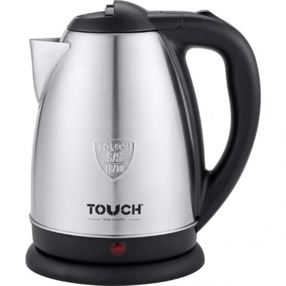 تاتش ستار غلاية مياه كهربائية ستانلس ستيل، 1.8 لتر، 1500 واط، 40319 - فضي