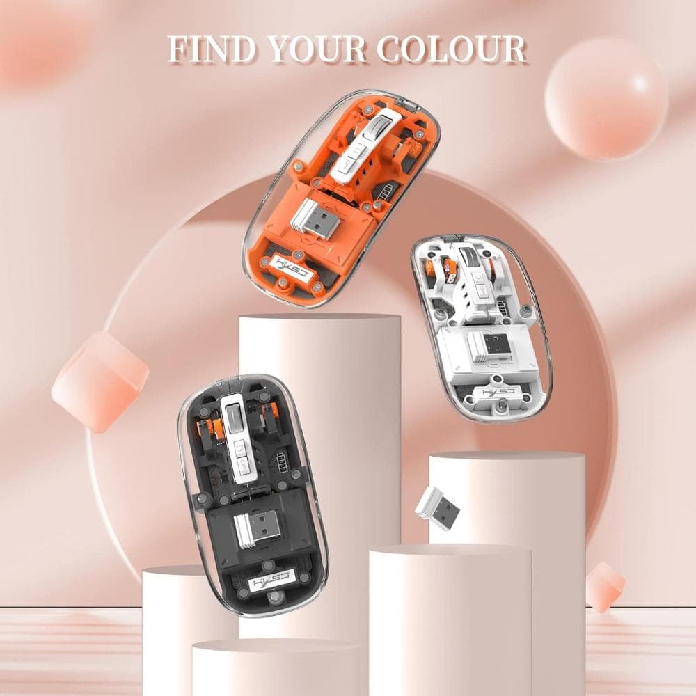 Green Wireless Mouse Magnetic Wap GE-MS01- Orange