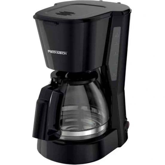 Media Tech Filter Coffee Maker, 0.75L, 600W, MTCFM925 - Black