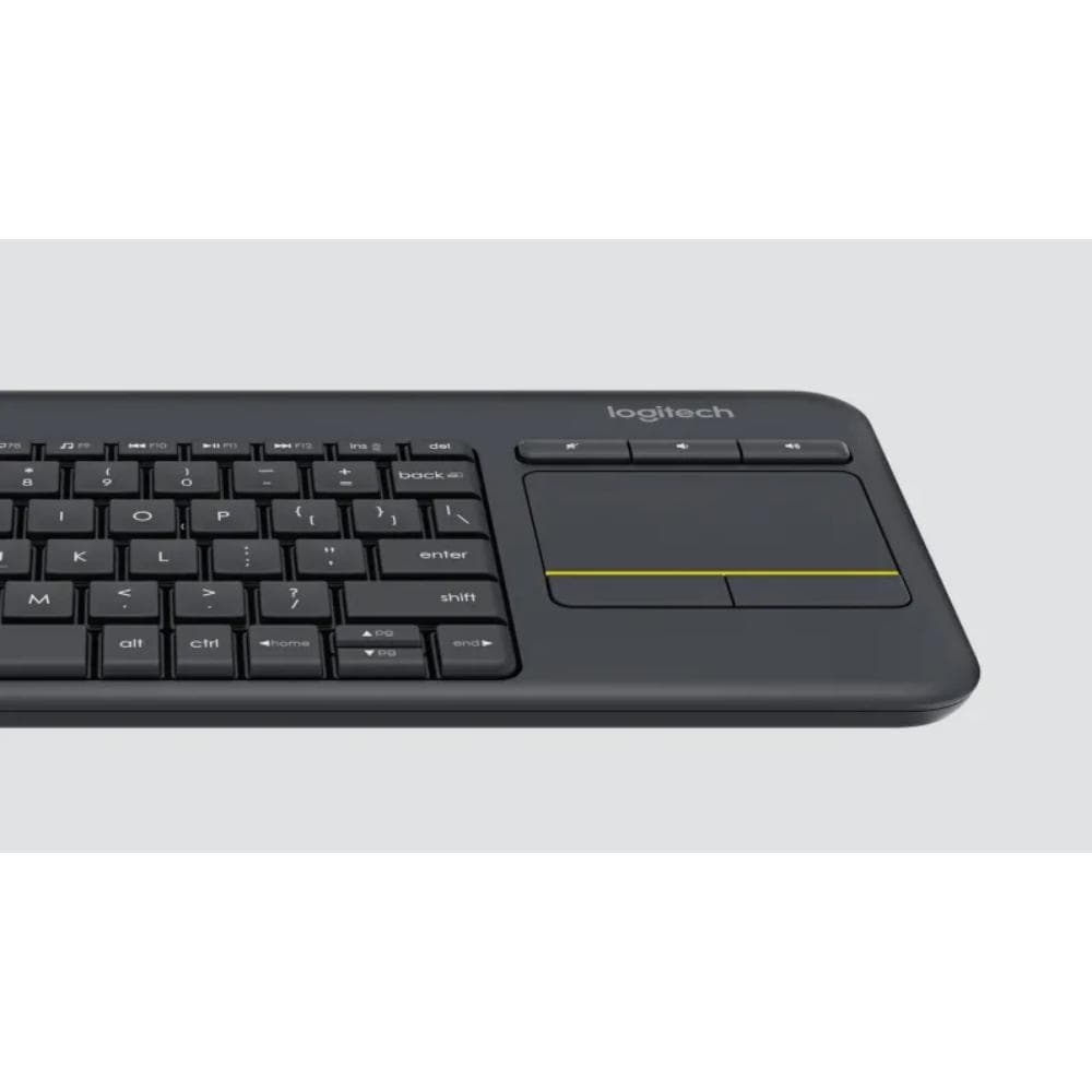 Logitech Wireless Touch Keyboard K400 Plus - Black