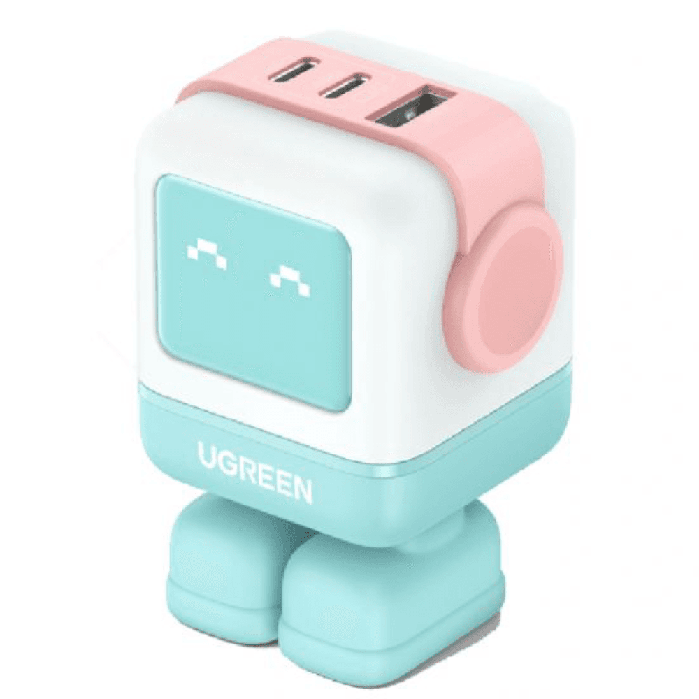 Ugreen Nexode RG Charger, 65W, 3 Port, CD361 - Blue