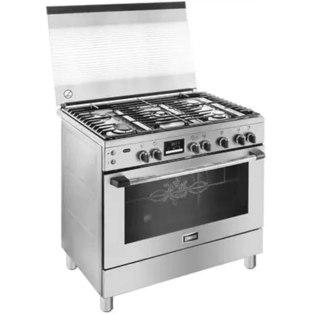 Zanussi Test Max Plus Gas Cooker, 5 Burners, 85 x 90 x 60 cm, ZCG92686XA - Silver