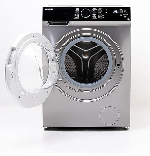 Toshiba Inverter Automatic Washing Machine, 8 kg - Silver, TW-BJ90M4E(SK)
