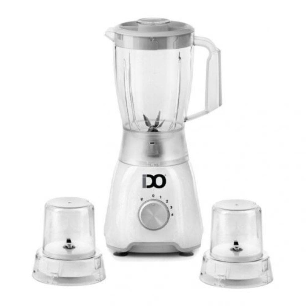 IDO Electric Blender, 600W, 1.5L, 2 Mills, BLGR600-WH - White
