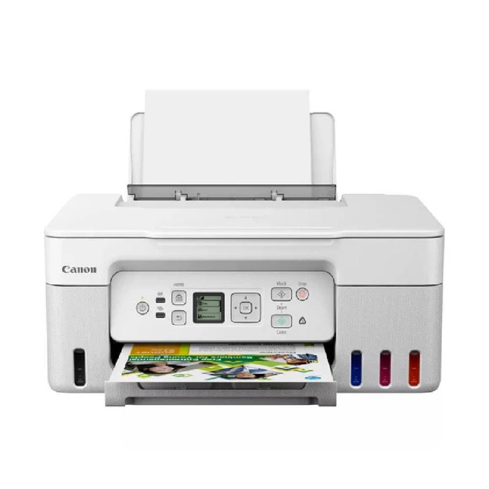Canon PIXMA G3470 Series All in One Inkjet Printer - White