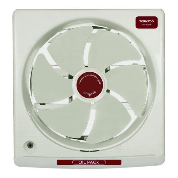 TORNADO Kitchen Ventilating Fan, 30 cm, Oil Drawer - Creamy, TVH-30CM