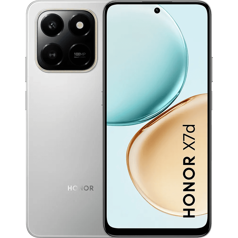 Honor X7d Dual SIM, 256GB, 8GB RAM, 5G - Meteor Silver