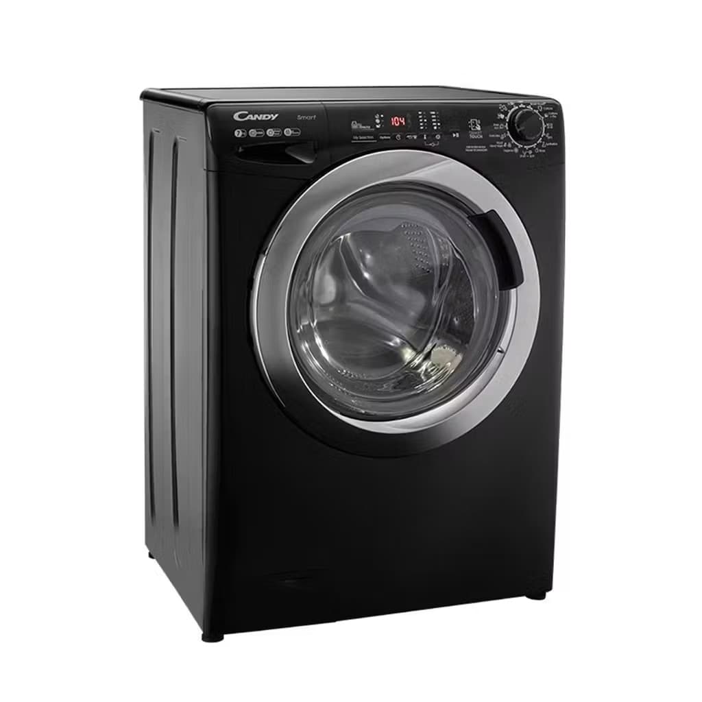 Candy Full Automatic Washing Machine, 7 KG, 1000 RPM - Black, CSS1072DC3B-ELA