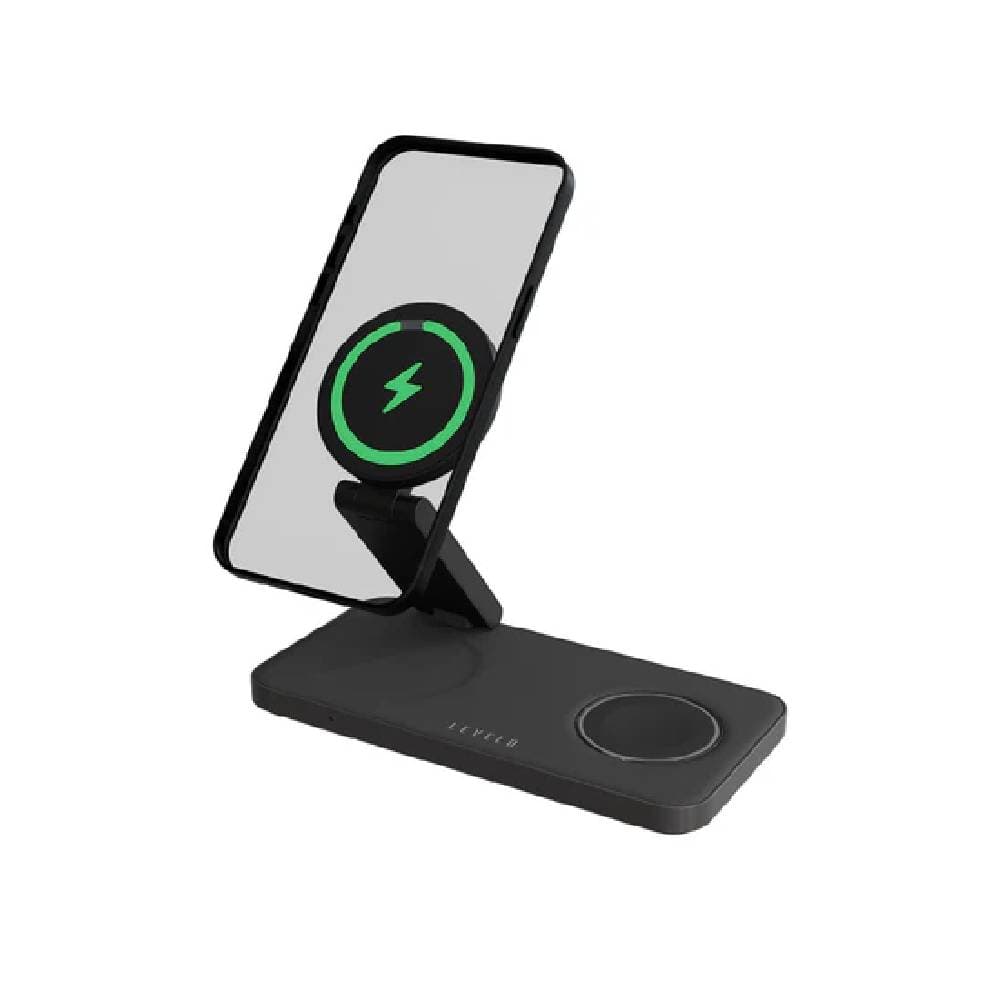 Levelo Quantum 3 in 1 Wireless Charger - Black