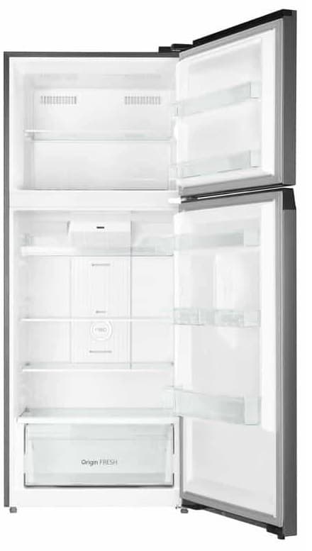 Toshiba No Frost Refrigerator, 411 Liters, 2 Doors - Silver