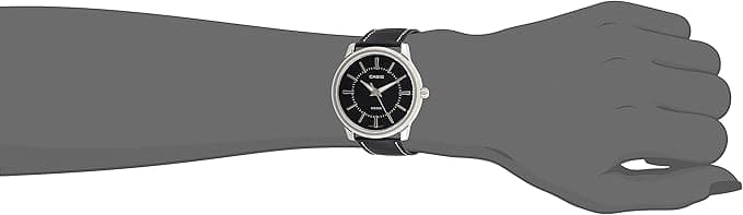 Casio LTP-1303L-1A Enticer Black Analog Leather Ladies Casual Dress Watch