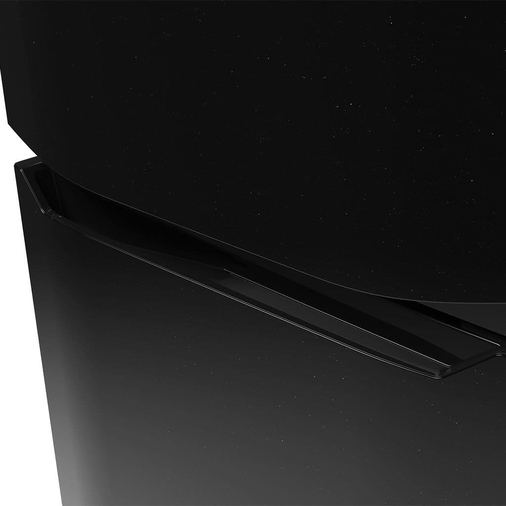Tornado Refrigerator, 355 liters, 12.5 feet, 2 doors, No Frost, Plasma, Inverter, RF40FTVBK - Black