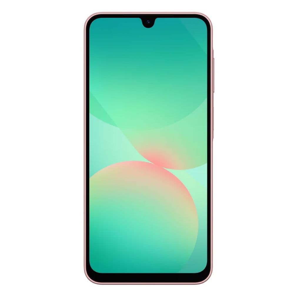 Samsung Galaxy A26 Dual SIM, 128GB, 6GB RAM, 5G - Peach Pink (One Year Local Warranty)
